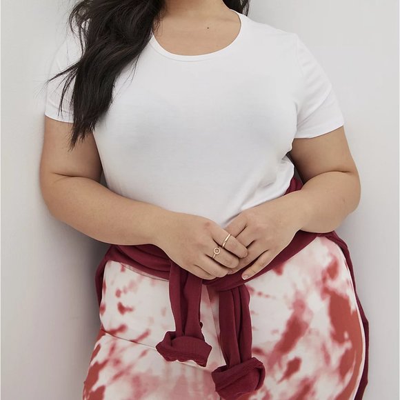 ❤️NWT VINTAGE TORRID TIE DYE CROP CAPRI SIGNATURE WAIST PREMIUM LEGGING - Picture 3 of 9